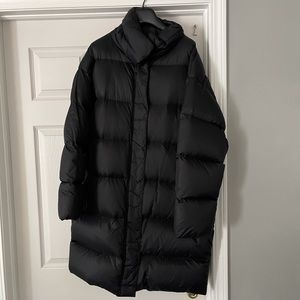 NWT Eileen Fisher funnel puffer coat